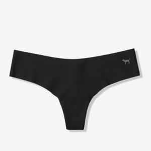 VS PINK No-Show Thong (Small) Black